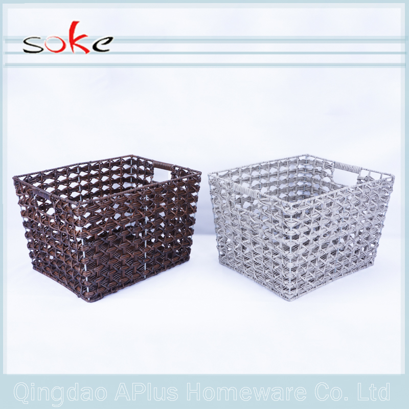 Hot sale rattan handmade woven storage basket