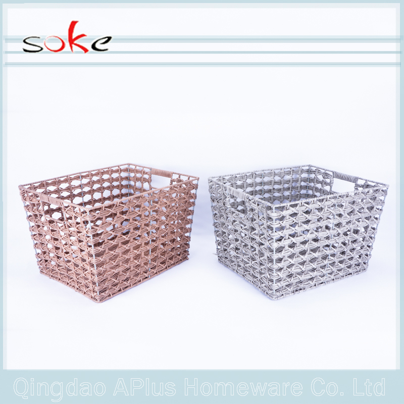 Hot sale rattan handmade woven storage basket