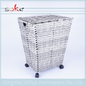 Newly Excellent Quality PE rattan handmade woven storage bin