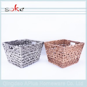 PE rattan woven storage basket toy storage