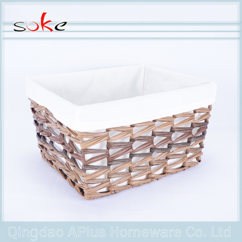 PE rattan woven storage basket toy storage