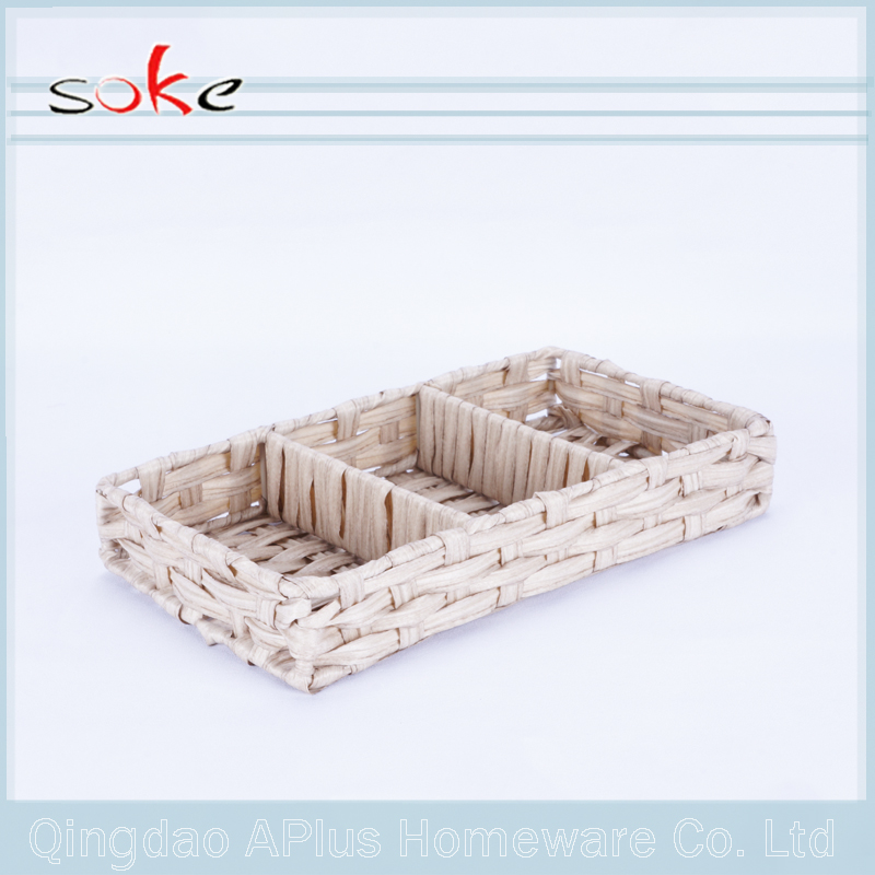 Hot design PE rattan woven storage basket