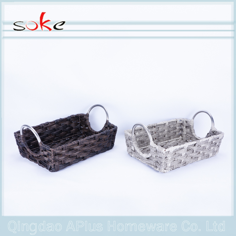 Newly Excellent Quality PE pipe woven storage baskets
