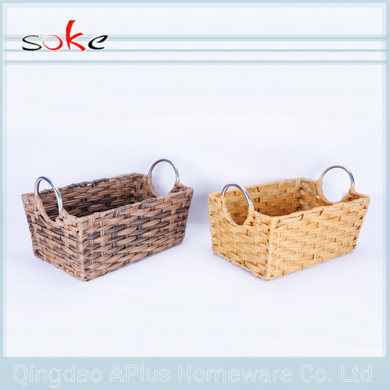 Newly Excellent Quality PE pipe woven storage baskets